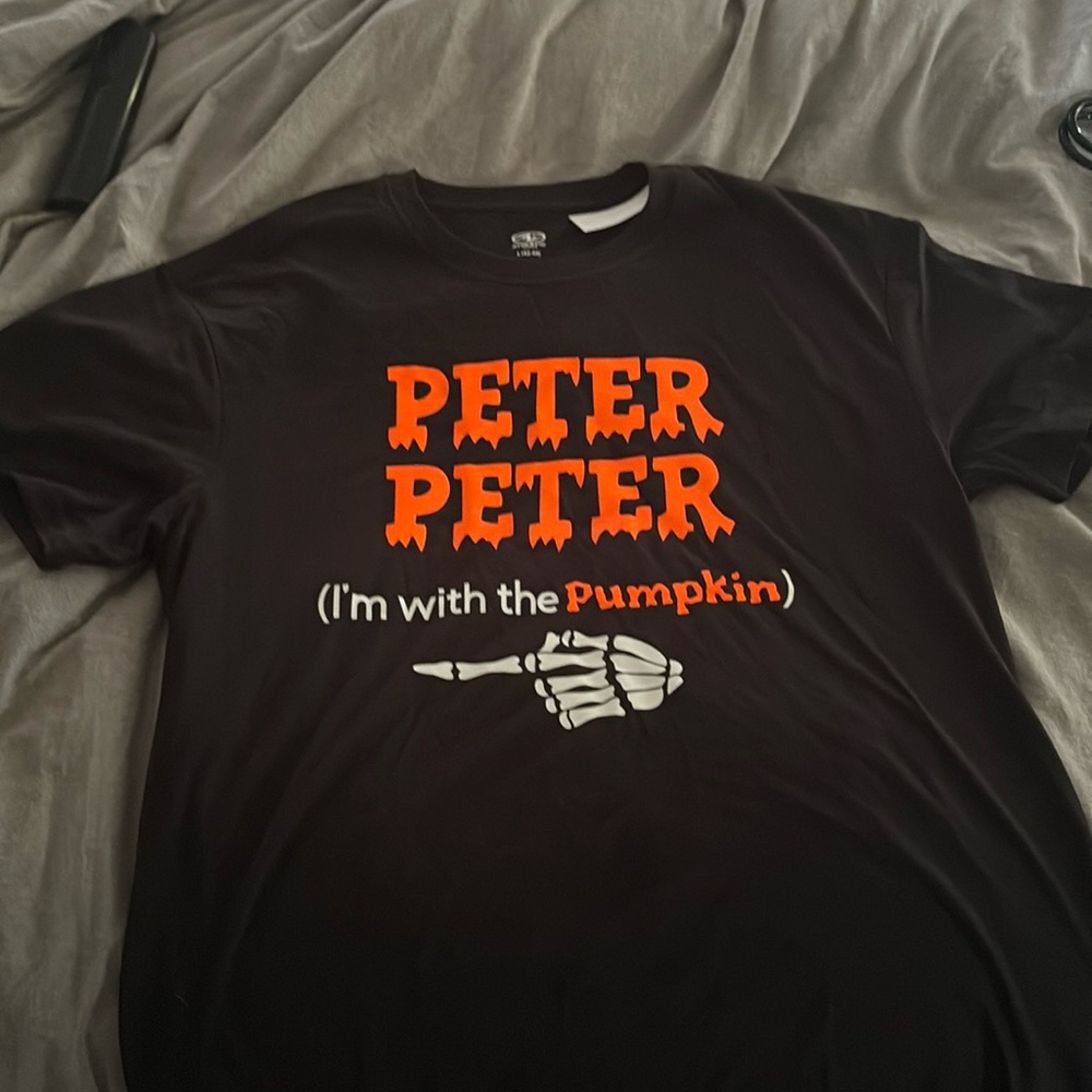 Brand new athletic brand shirt with design added
